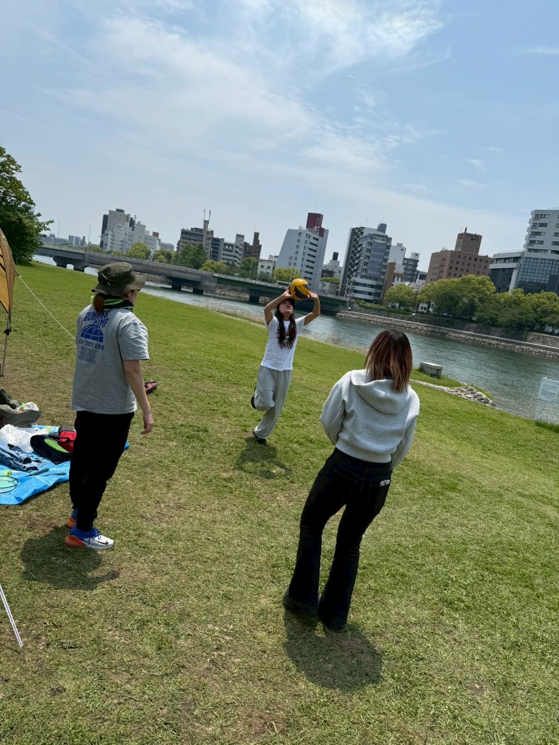 BBQ inエディオンピースウイング川沿い4