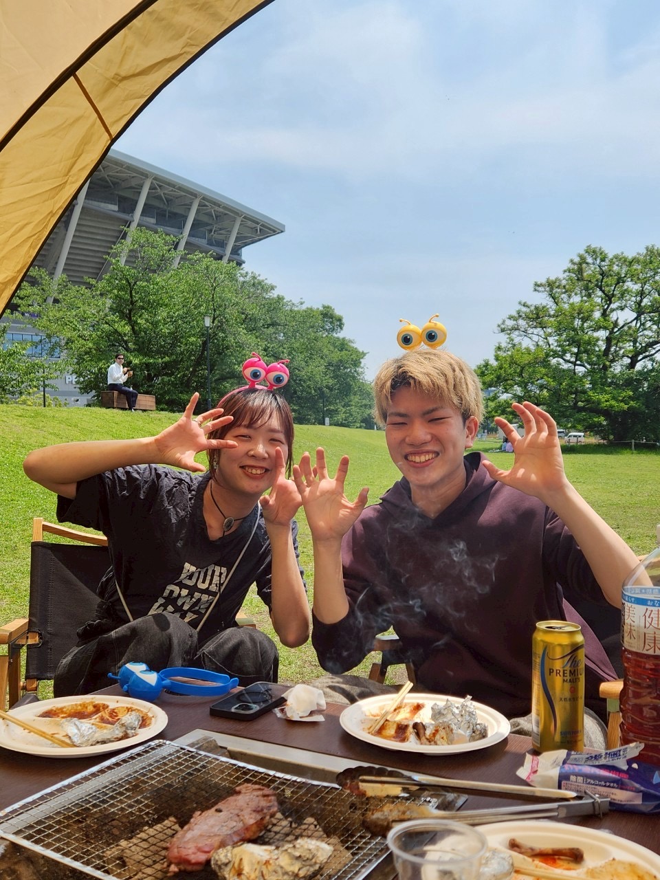 BBQ inエディオンピースウイング川沿い2